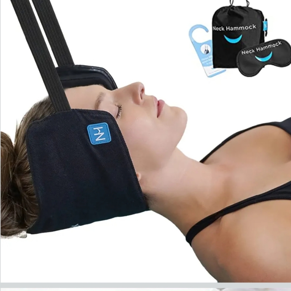 Cervical Traction Device - Black - Picture 2 of 3